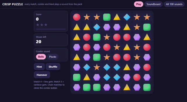 The Crisp Puzzle playable web demo
